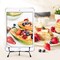 Mocoosy 4 Pack Improved Anti-Slip Plate Stands for Display, 6 Inch Plate Holder Display Stand, Picture Frame Holder Stand, Black Iron Easel Stands for Photo, Decorative Plate and Tabletop Arts